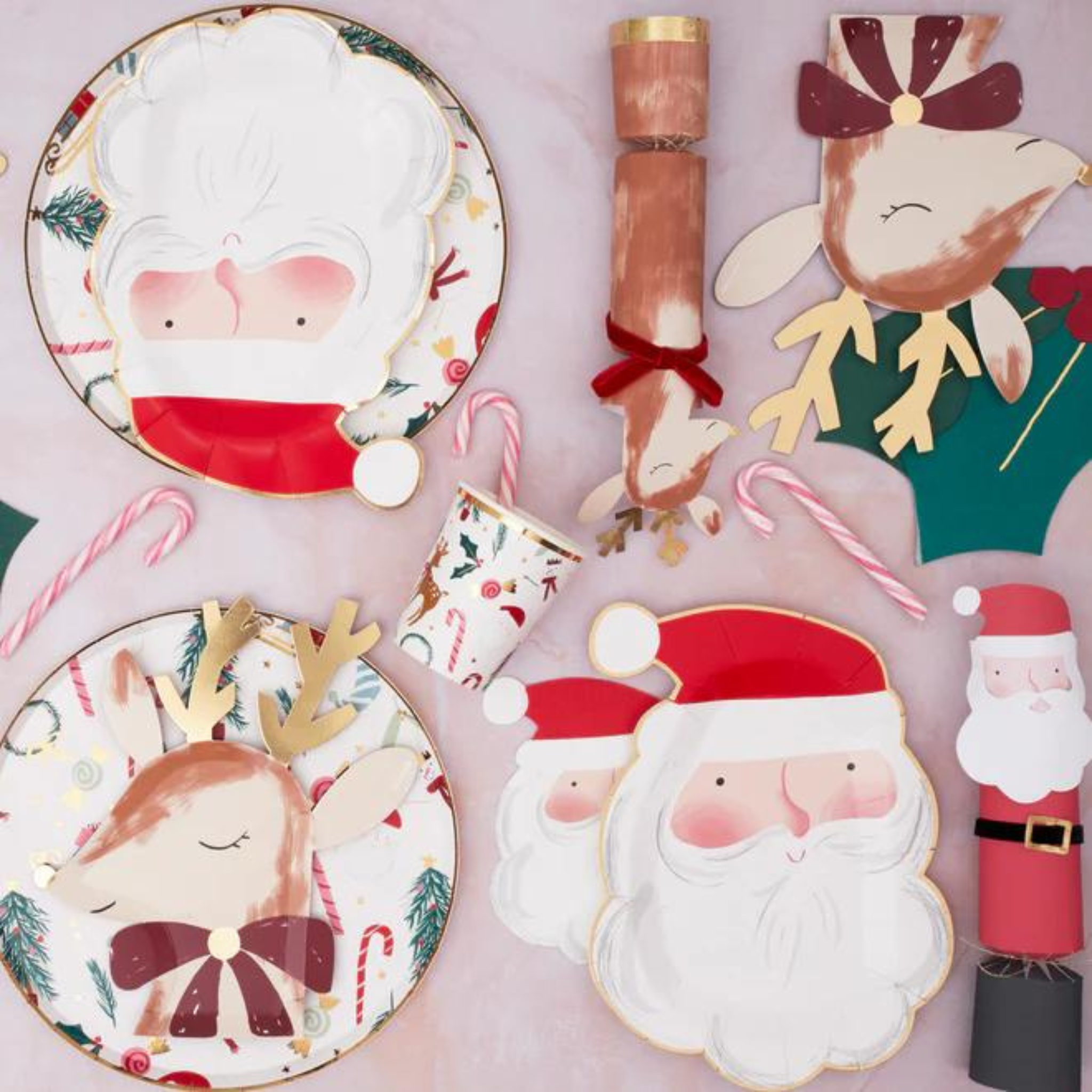 Santa Large Plates