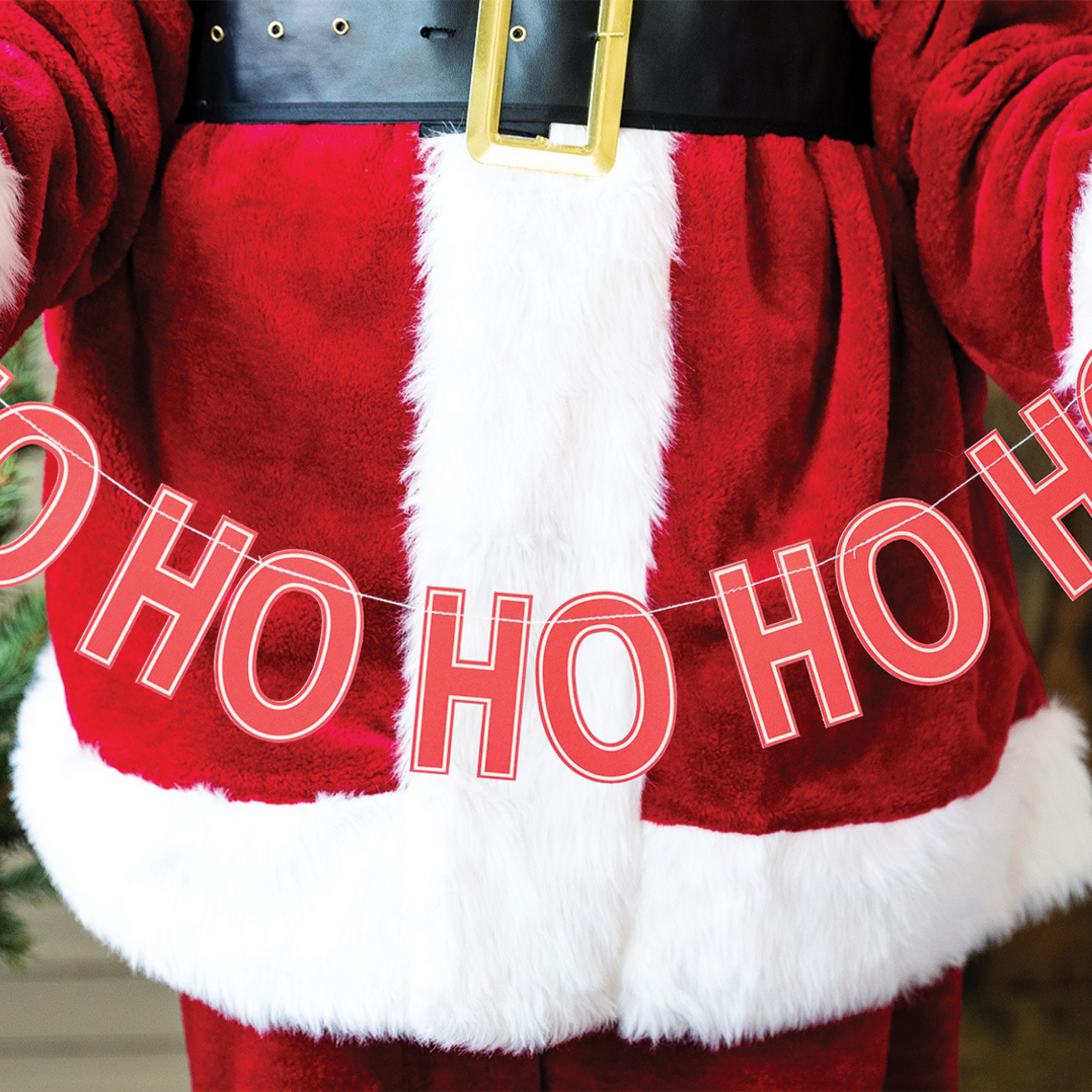 Ho Ho Ho Christmas Banner