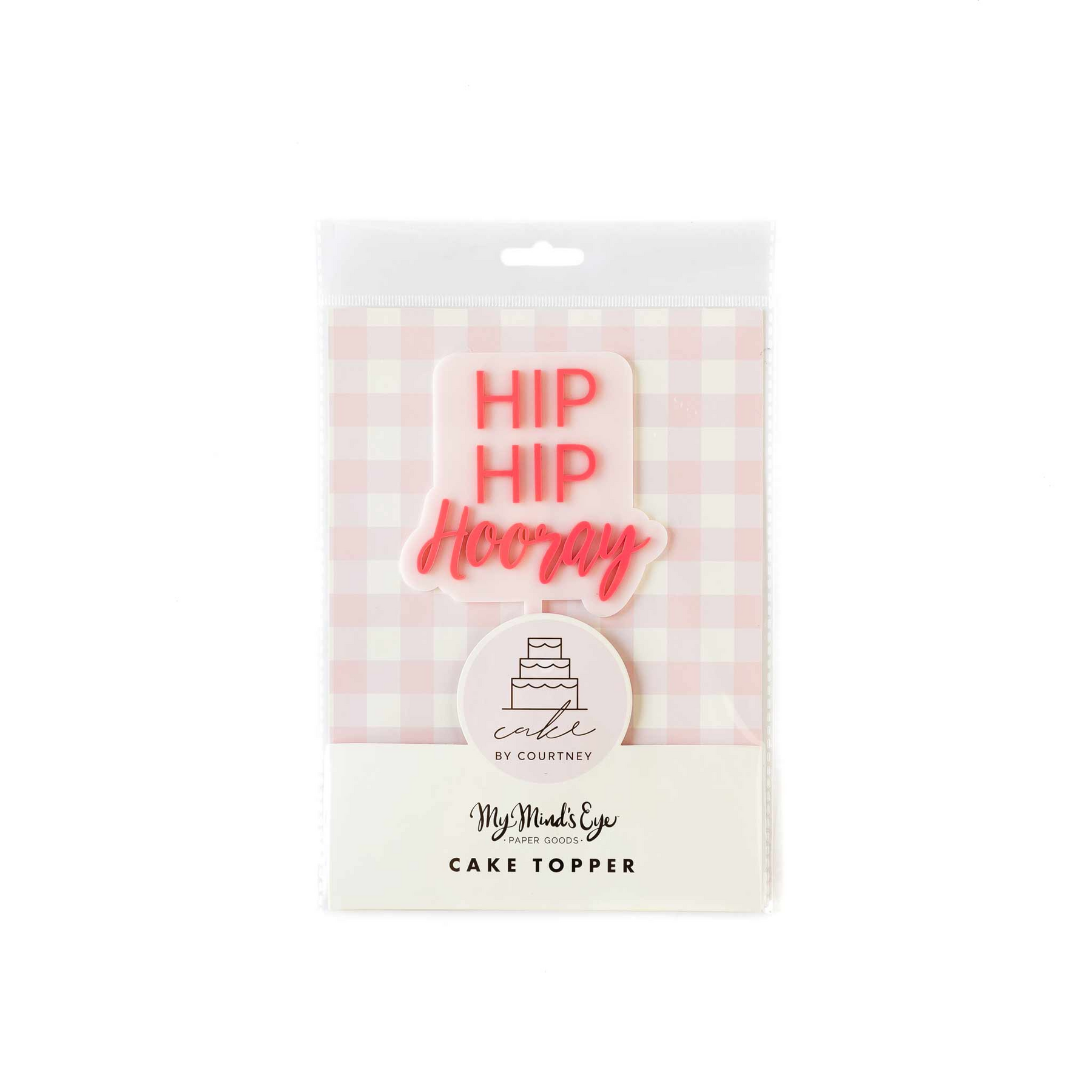 Hip Hip Hooray Cake Toppers
