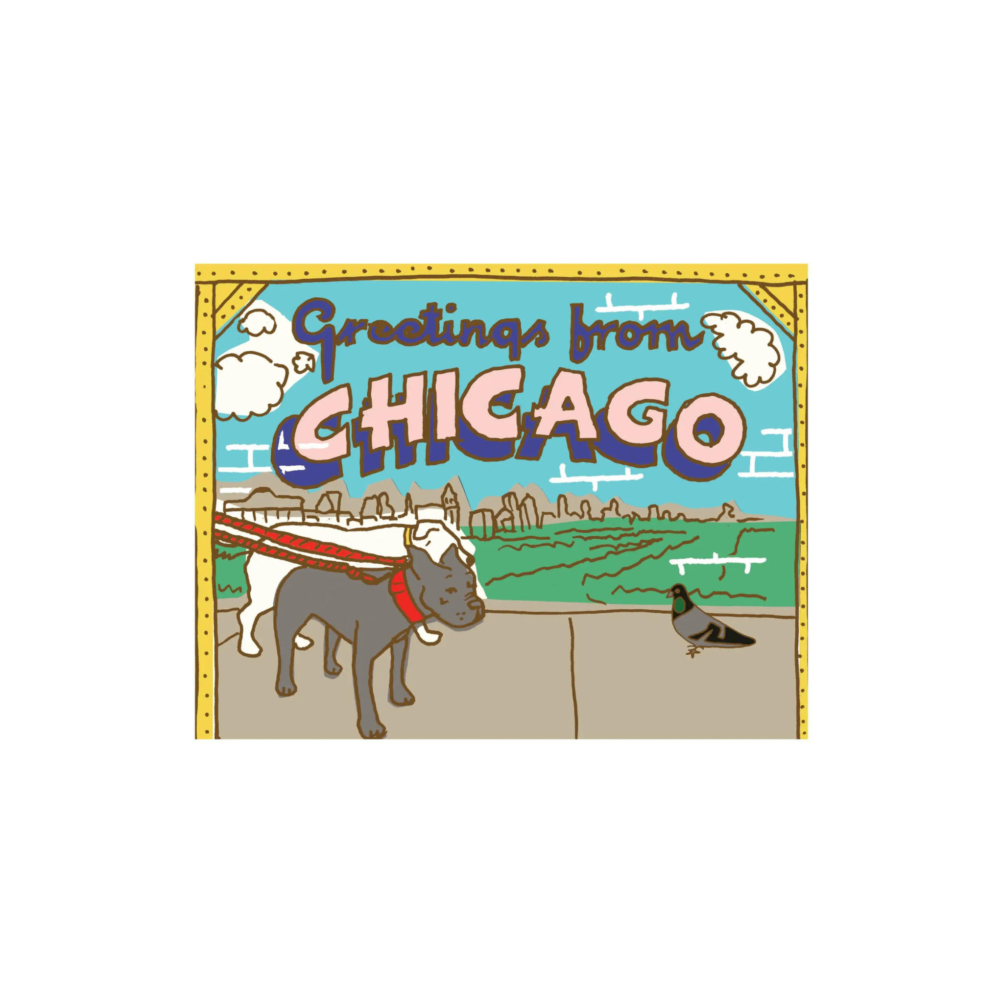 Chicago Mural Postcard