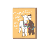 Llama Wedding Card