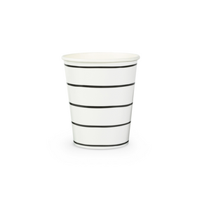 Black Stripe Cups