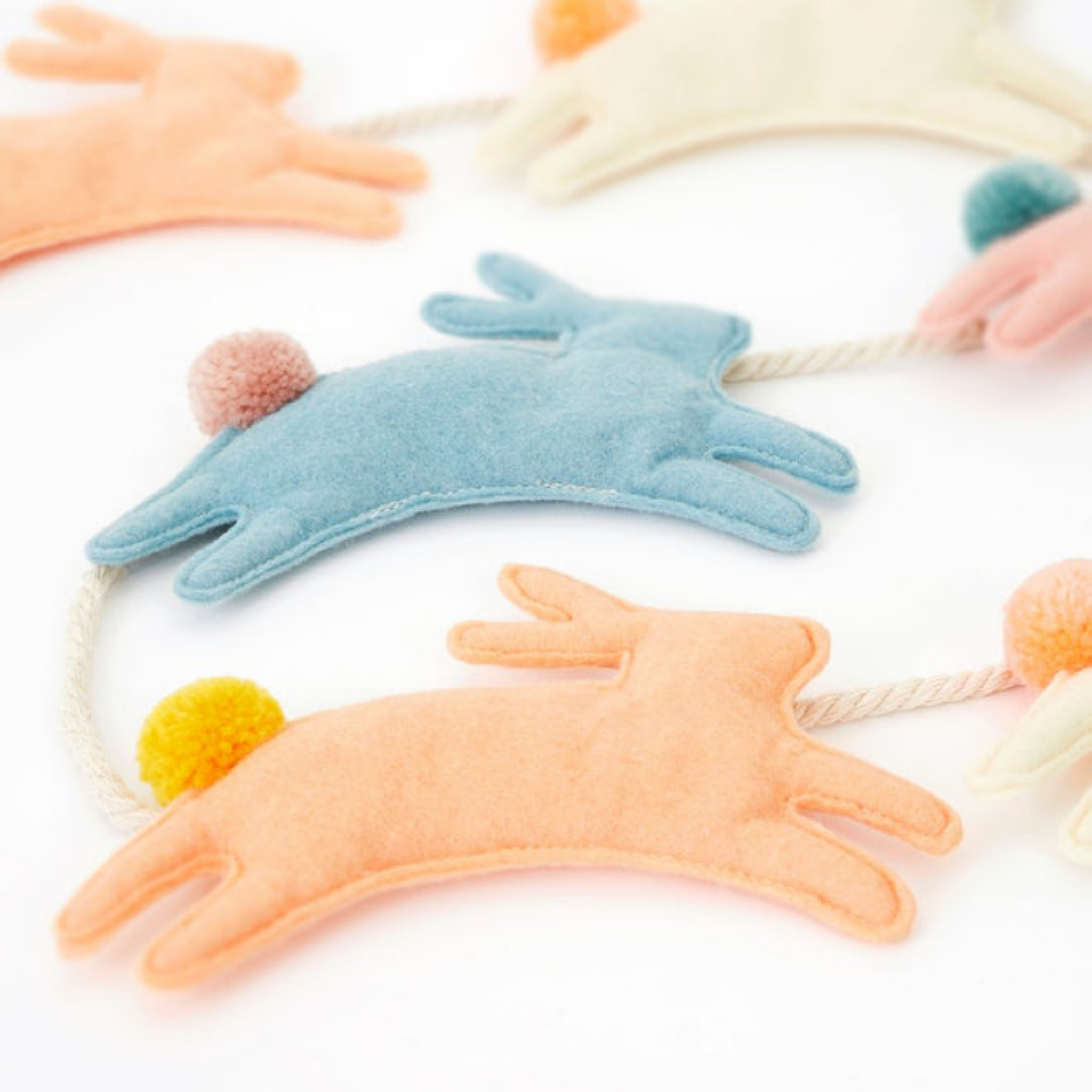 Felt Bunny Garland