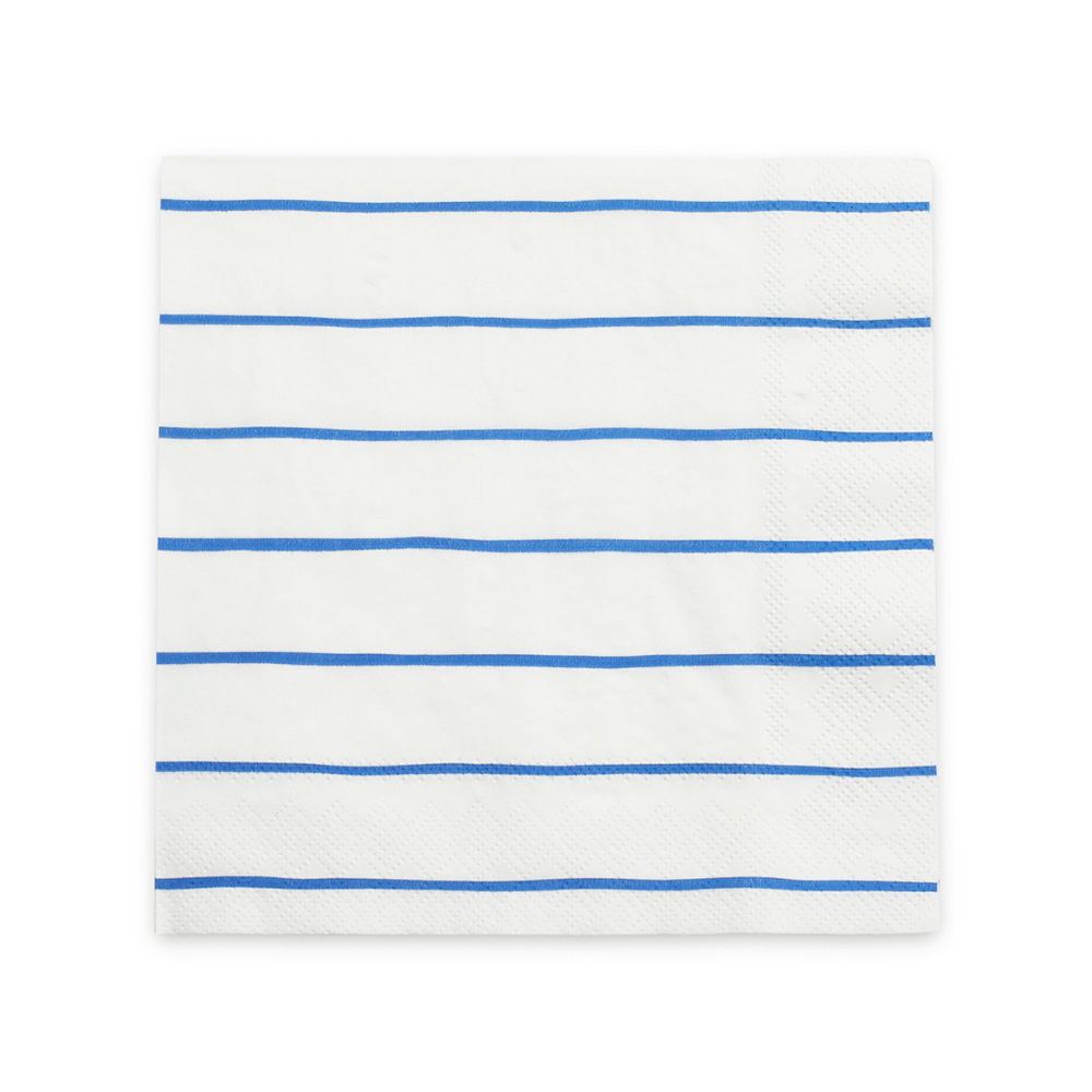Blue Striped Large Napkins