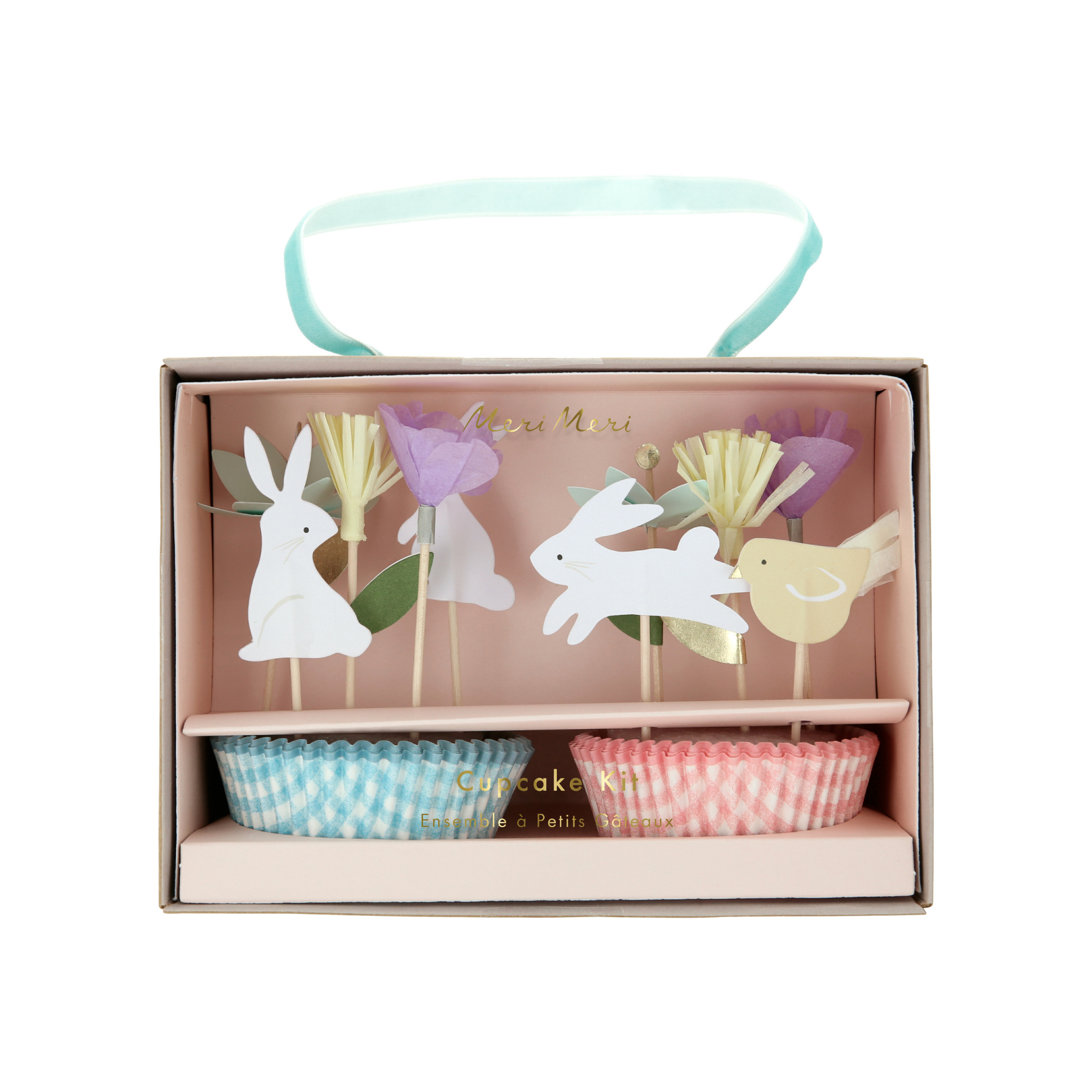 Bunny Floral Cupcake Kit