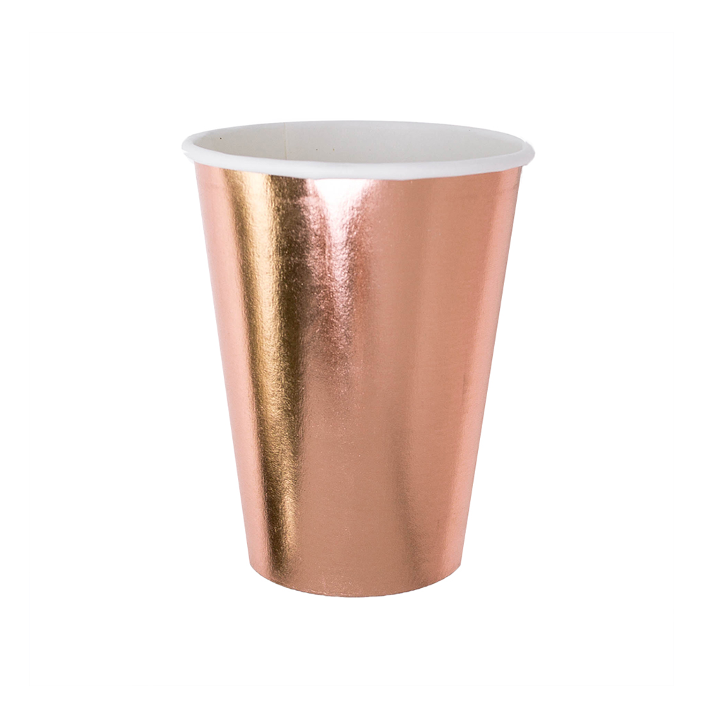 Posh Rose Gold Cups