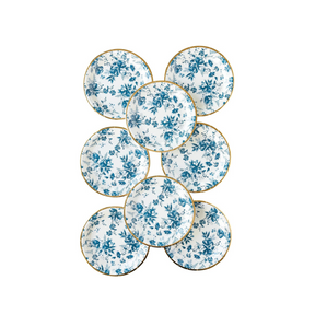 Hamptons Navy Floral Small Plate