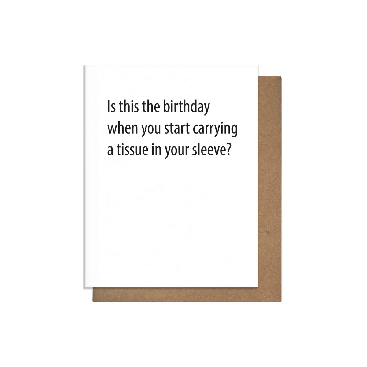 Tissue Birthday Card