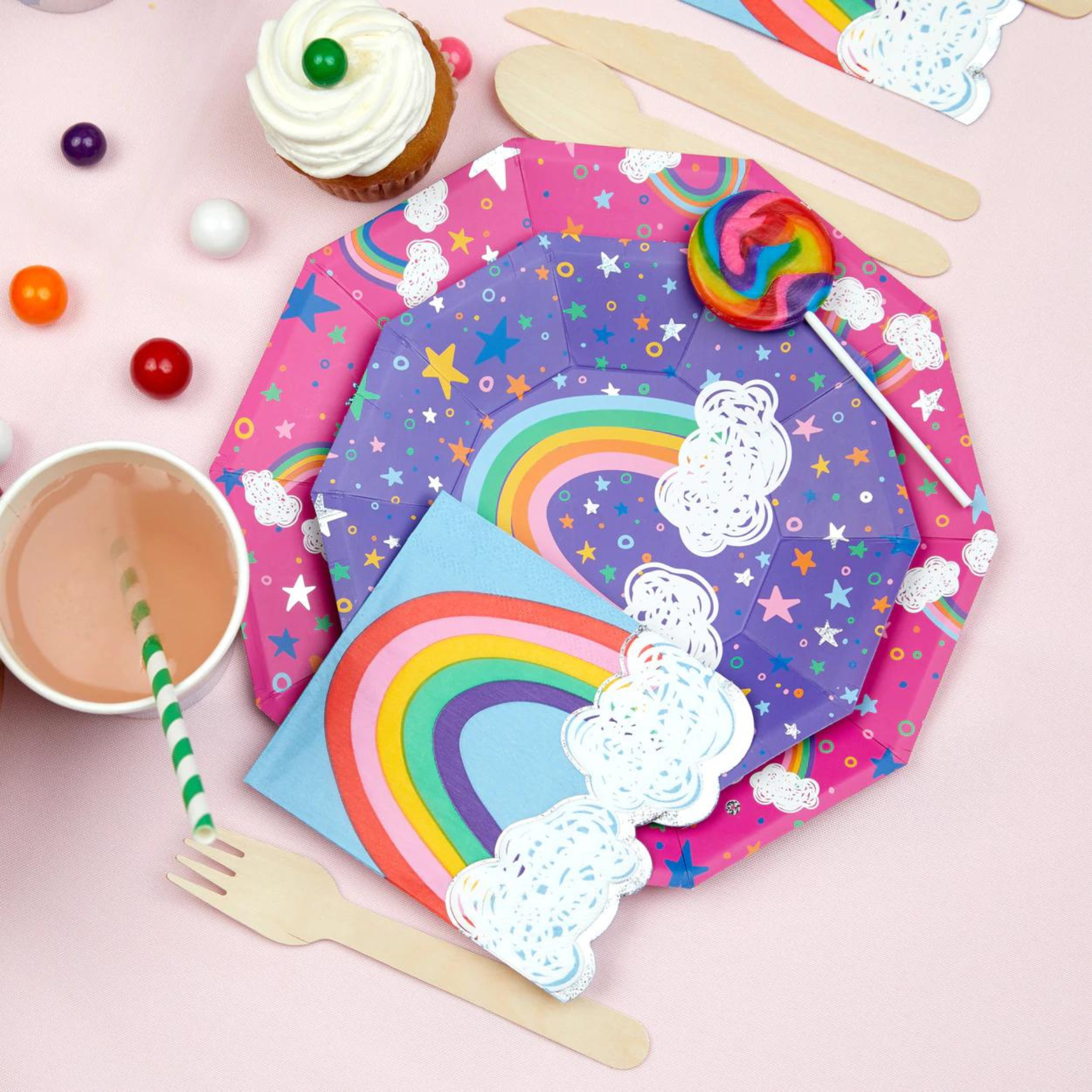 Sparkella Rainbow Large Plates