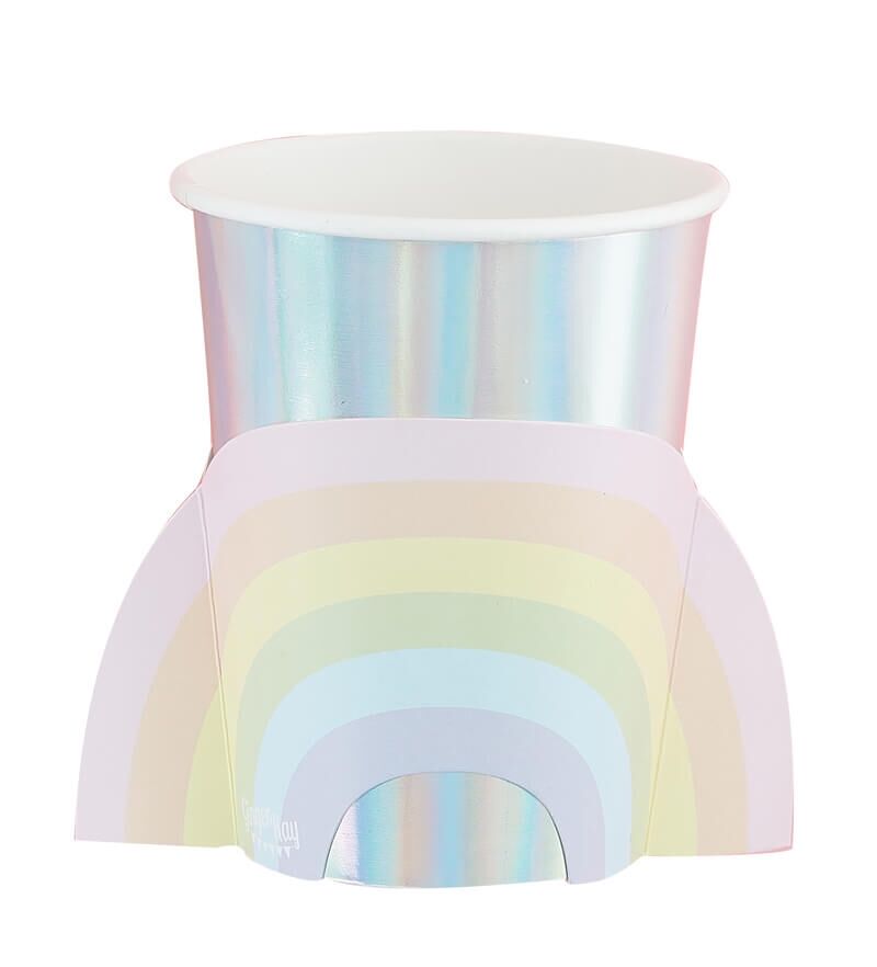 Pastel Rainbow Cups