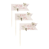 Floral Cupcake Toppers