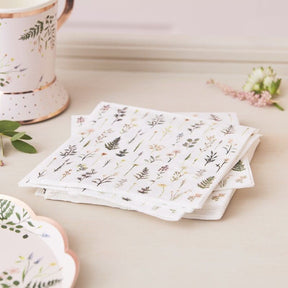 Floral Small Napkins