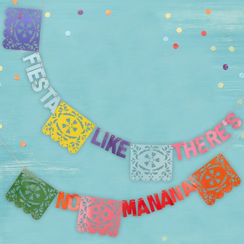 Fiesta Like There's No Mañana Banner